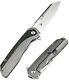 Kansept Knives Shard Folding Knife 3.46 S35vn Steel Blade Titanium/fat Carbon