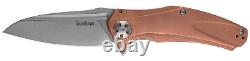 Kershaw Knives Natrix XL Frame Lock Solid Copper D2 Carbon Steel 7008CU