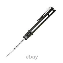 Kizer Anzo Drop Bear Clutch Lock Folding Knife 2.97in 20CV Stonewashed Blade Fat