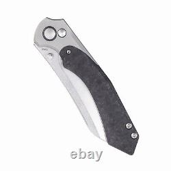 Kizer Clairvoyant EDC Knife Titanium Carbon Fiber Handle S35VN Steel Ki4626A1