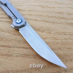 Kizer Cutlery Begleiter Folding Knife 3.5 CPM-S35VN Steel Blade Titanium Handle