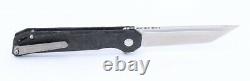 Kizer Cutlery Begleiter Folding Knife Carbon Fiber S35VN Tanto Blade KI4458T3