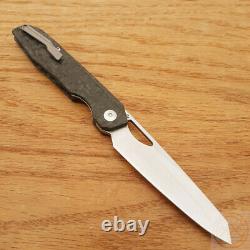 Kizer Cutlery Genie Folding Knife 3.4 CPM-S35VN Steel Blade Carbon Fiber Handle