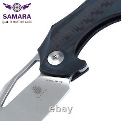 Kizer Folding Knife Carbon Fiber Handle S35VN Steel Blade Outdoor Survival