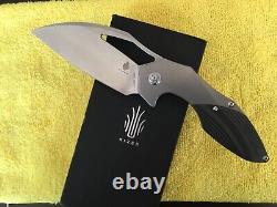 Kizer Megatherium Folding Knife S35VN Blade, Titanium/Carbon Fiber Handle