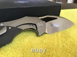 Kizer Megatherium Folding Knife S35VN Blade, Titanium/Carbon Fiber Handle