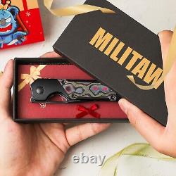 Kizer Mini Militaw Drop Point Folding Pocket Knife M390 Blade KI3634SA1