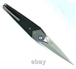 Kizer Soze Dagger Linerlock Flipper Knife S35vn Carbon Fiber & Titanium 4513a2