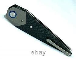 Kizer Soze Dagger Linerlock Flipper Knife S35vn Carbon Fiber & Titanium 4513a2