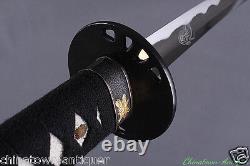 Knife Samurai Sword Broadsword Kill Bill Katana Hand Folded Carbon Steel #2447