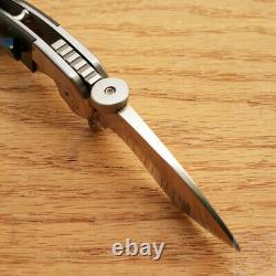 Krudo IOTA Folding Knife 2.5 9Cr18MoV Stainless Steel Blade Carbon Fiber Handle