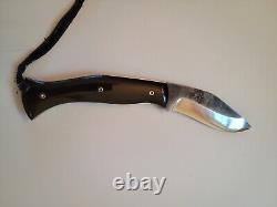 LARGE FOLDING KUKRI by CITADEL FORGE, hand-made in Cambodia