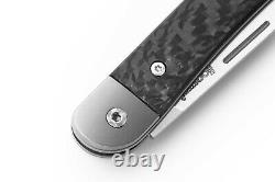 LionSTEEL Jack Folder Folding Knife Bohler M390 Steel Blade Carbon Fiber Handle