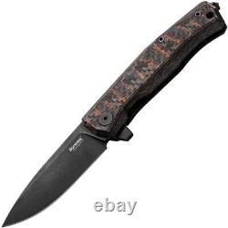 LionSTEEL Myto Folding Knife 3.25 CPM MagnaCut Steel Blade CF withTitanium Back