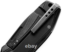 LionSTEEL Nano Folding Knife 2.5 CPM MagnaCut Steel Blade CF withTitanium Back