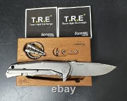 LionSTEEL TRE Folding Knife M390 Steel Blade Carbon Fiber (Used)