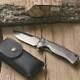 Lionsteel Sr 11 G Folding Knife Titanium Folding Knife Collector Camp Hunting