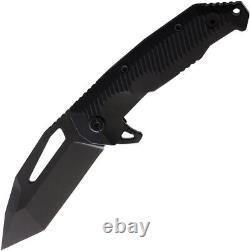 Lotar Combat F105BK Akrav 3.5 D2 Steel Blade Black Folding Knife