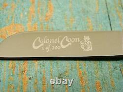 Ltd 1/200 Colonel Coon USA Stag Folding 4 Bl Congress Pocket Knife Queen Knives