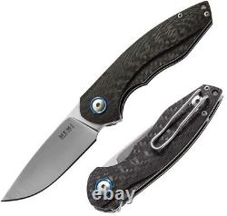 MKM-Maniago Timavo Folding Knife 3 Bohler M390 Steel Blade Carbon Fiber Handle