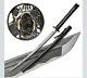 Moshiro Folded Steel Samurai Sword 1000+ Layers Battle Ready Ronin Katana Ms-400