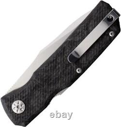 Maserin 502 Power Folding Knife 3? Bohler N690 Steel Blade Carbon Fiber Handle