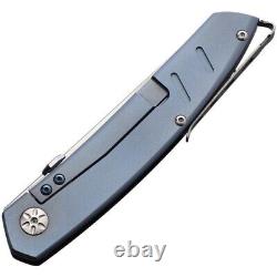 Maserin AM-6 Frame Folding Knife 3.75 D2 Tool Steel Blade G10/Titanium Handle