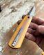 Matt White Temple Mountian Woodcraft 80crv2 Carbon Steel Friction Folder Knife