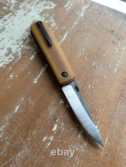 Matt White Temple Mountian Woodcraft 80Crv2 Carbon Steel Friction Folder Knife