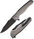 Maxace Killer Whale Folding Knife 4 Black Sasp-60 Steel Blade Titanium Handle