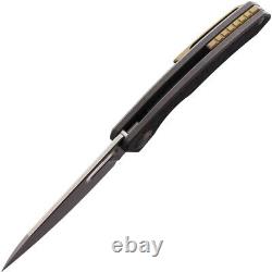Maxace MXBM02 Black Mirror 3.15 M390 Blade Stonewash Carbon Fiber Folding Knife
