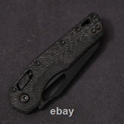 Microtech Manual MSI RAM-LOK Fluted Carbon Fiber Plain Edge DLC Blade