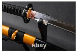 Modern Clay Tempered Hand Forged Folded Damascus Steel Samurai Katana Sword