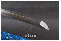 Modern Hand Forged Folded Carbon Steel Clay Tempered Sword Katana Battle Ready