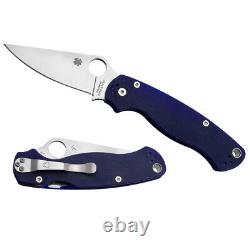 New PARA MILITARY 2 G-10 Plain Blade Folding Knife DARK BLUE S110V YSC81GPDBL2