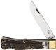 Otter-messer Large Lockback Pocket Knife Buckhorn Folding Carbon Steel 07mshh