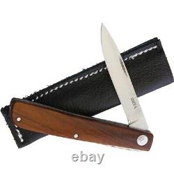 Ohta Knives Light Folding Knife 2.75 D2 Tool Steel Blade Cocobolo Wood Handle
