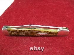 Old CASE XX Green Bone Folding Hunter Knife C61050SAB c. 1940's Full Blade