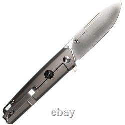 Ontario CF100 Linerlock Folding Knife 3.13 14C28 Steel Blade Carbon Fiber Inlay