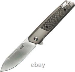 Ontario CF100 Linerlock Stainless & Carbon Fiber Folding 14C28N Knife 8600