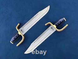 Pair Of Wing Chun Butterfly Swords Set Hung Gar Folded Carbon Steel Blades