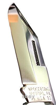 Pocketknife Case 61050SAB 1990 Folding Hunter Antique Green Bone 1 of 7 KP-1176