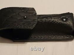 Premium author's S390 steel, folding knife, carbon handle, 70 HRC