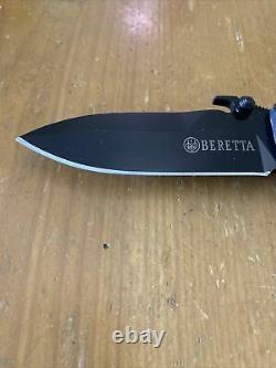 RARE Beretta/Fox TKX Micarta Titanium Folding Knife WithEmerson wave system