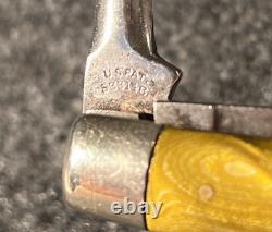 RARE WHITTLER 1908-1921 WILBERT CUTLERY (Chicago) REVERSE-GUNSTOCK Folding Knife