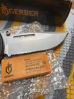 Rare/Discontinued Gerber Manual 06 Combat Folding Knife S30V Blade Made