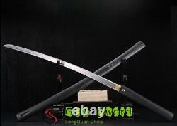 Real Full Tang Katana High Carbon Steel Japan Samurai Sword Knife Sharp Blade