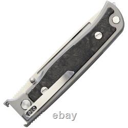 Real Steel Folding Knife 3.5 S35VN Steel Blade Carbon Fiber / Titanium Handle