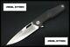 Real Steel Folding Knife 3.75 S35vn Steel Blade Carbon Fiber / Titanium Handle