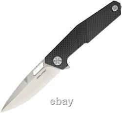 Real Steel Folding Knife 3.75 S35VN Steel Blade Carbon Fiber / Titanium Handle